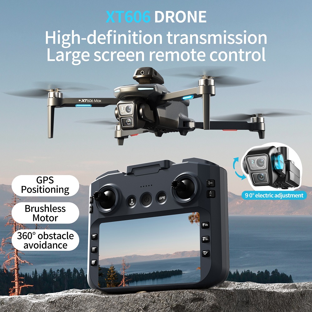 XT606 MAX 3 battery Drone 4k 8 - Drone Thermal Imaging 评论和价格