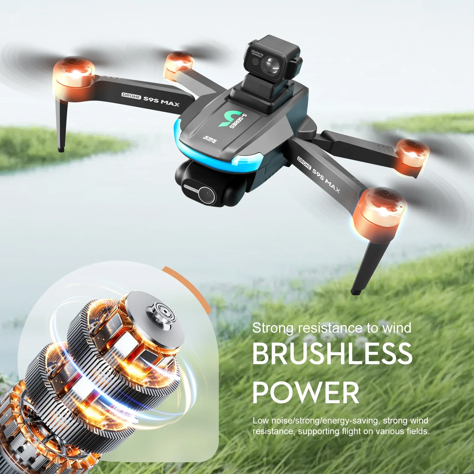 NEW S9S MAX MINI Drone 4K 2-Ax - Drone Video Production 评论和价格