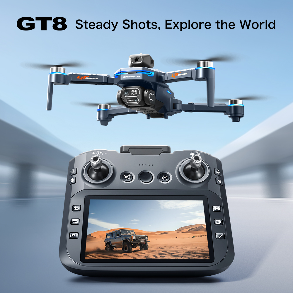GT8 Max Foldable Drone 8K HD P - Drone Video Production 评论和价格
