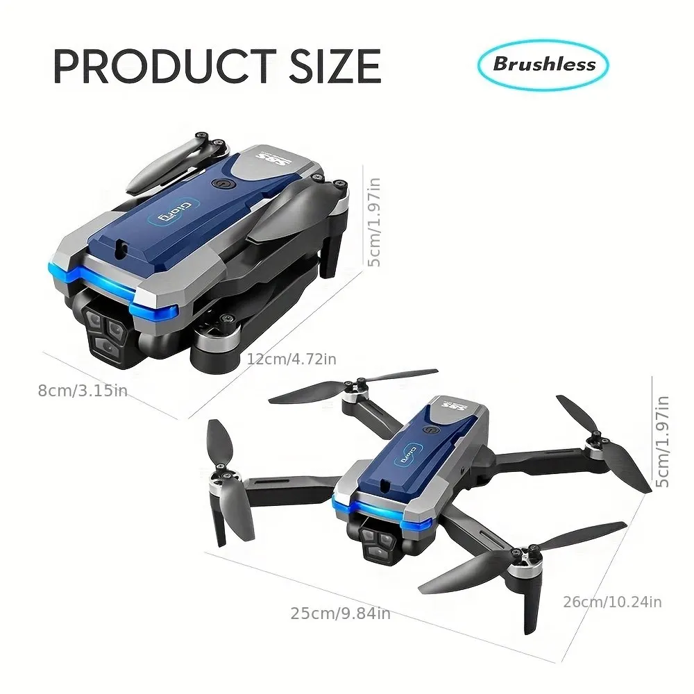S8S GPS Drone 5G Wifi 8K HD Du - Drone Lidar 评论和价格